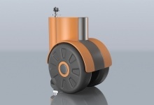 1_Castor-Wheel-Industrial-Product-Design-Orange